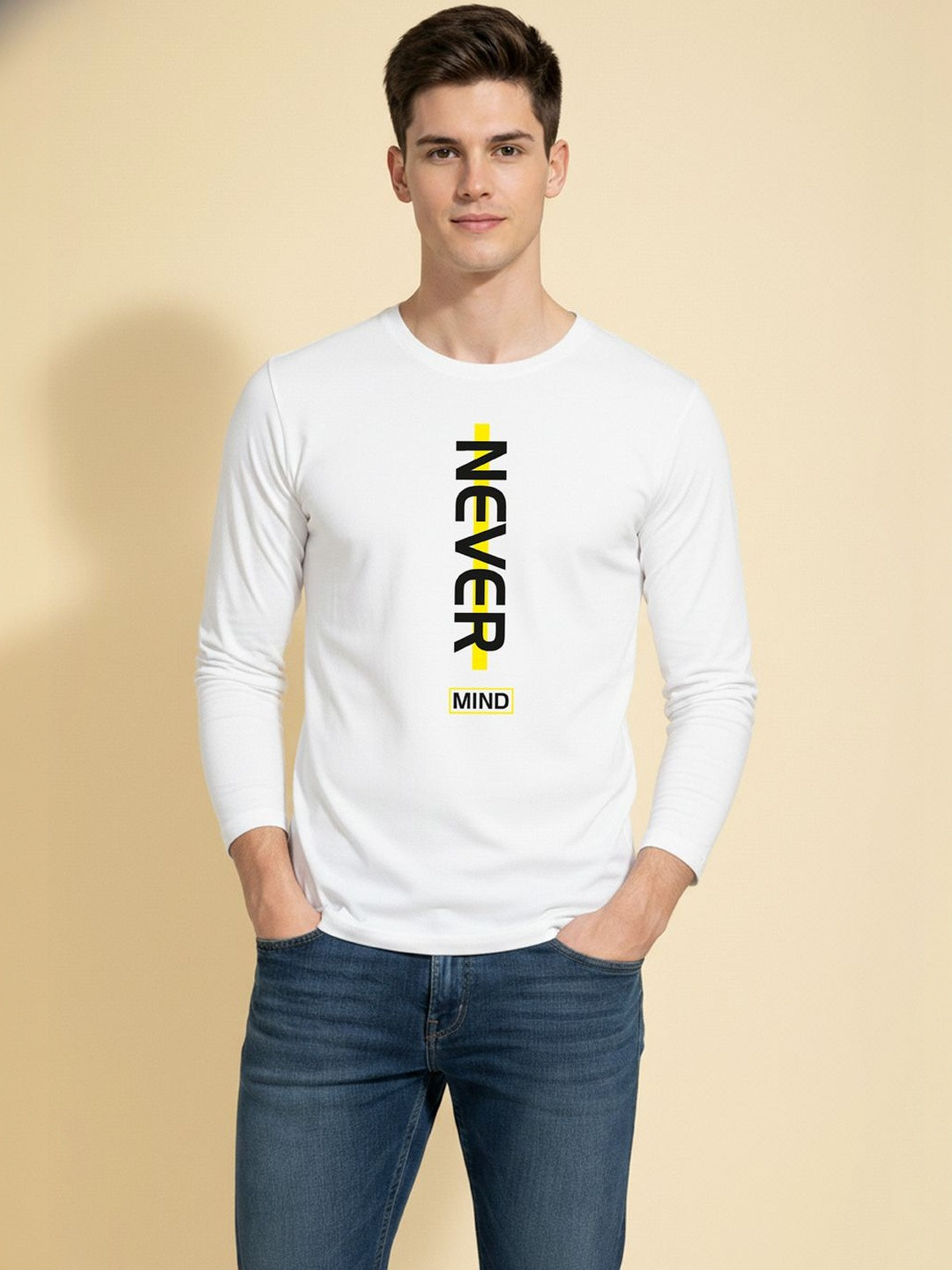 CRYPTIC Men Typography Printed T-shirt