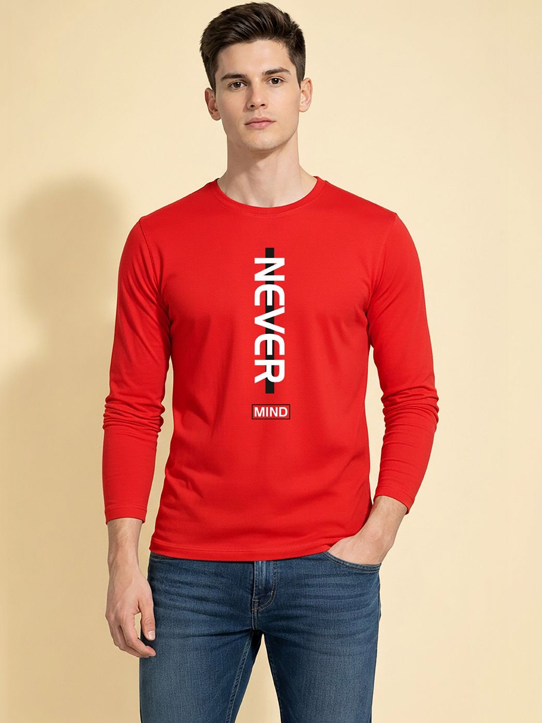 CRYPTIC Men Typography Printed T-shirt