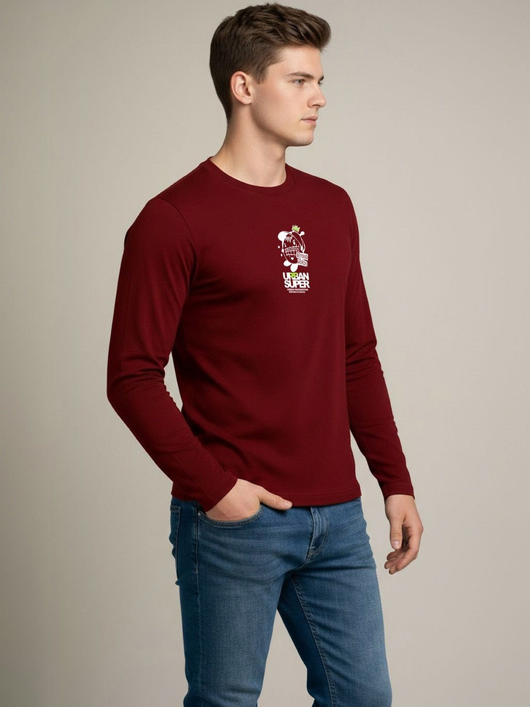 SLOWLORIS Men Printed T-shirt