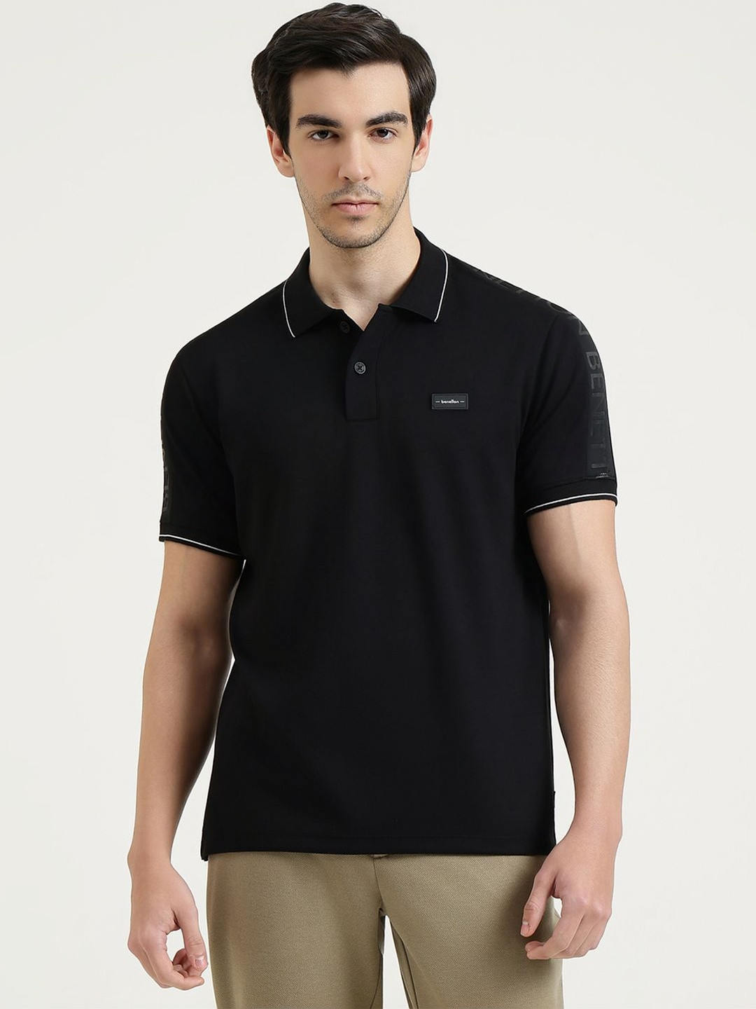 United Colors of Benetton Polo Collar Relaxed Fit T-shirt