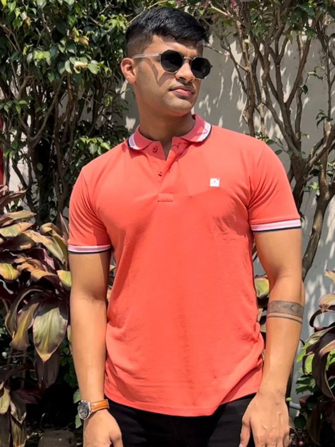VITAL Men Polo Collar T-shirt