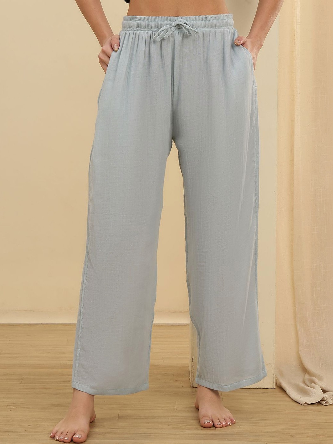 Valles365 by S.C. Pack of 2 Cotton Mid-Rise Straight Lounge Pants