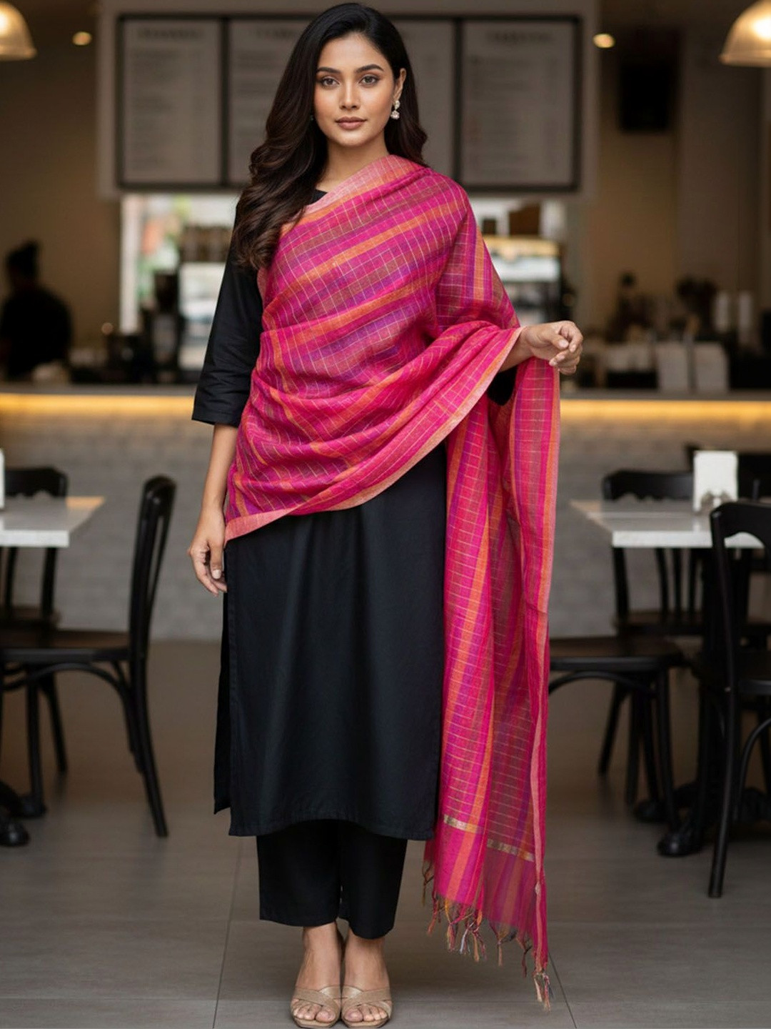 Urban Pallu Printed Dupatta