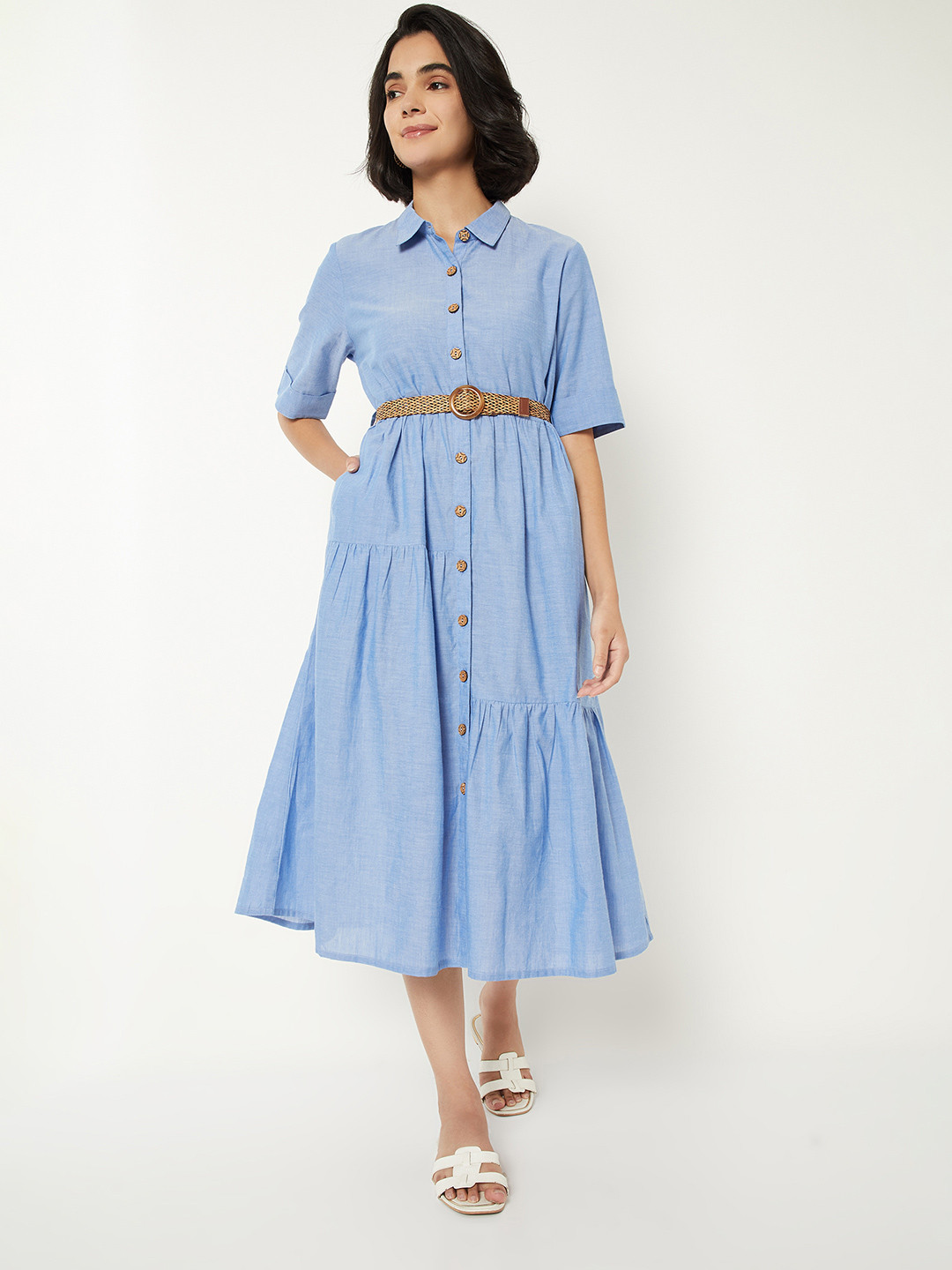 max A-Line Midi Dress