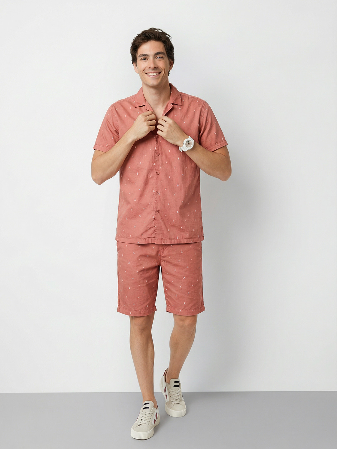Mast & Harbour Printed Pure Cotton Co-Ords