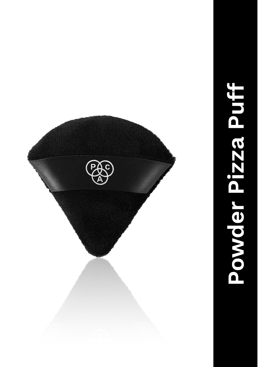 PAC Pizza Puff Black Small Size 99% Natural Cotton Ideal for Under Eyes