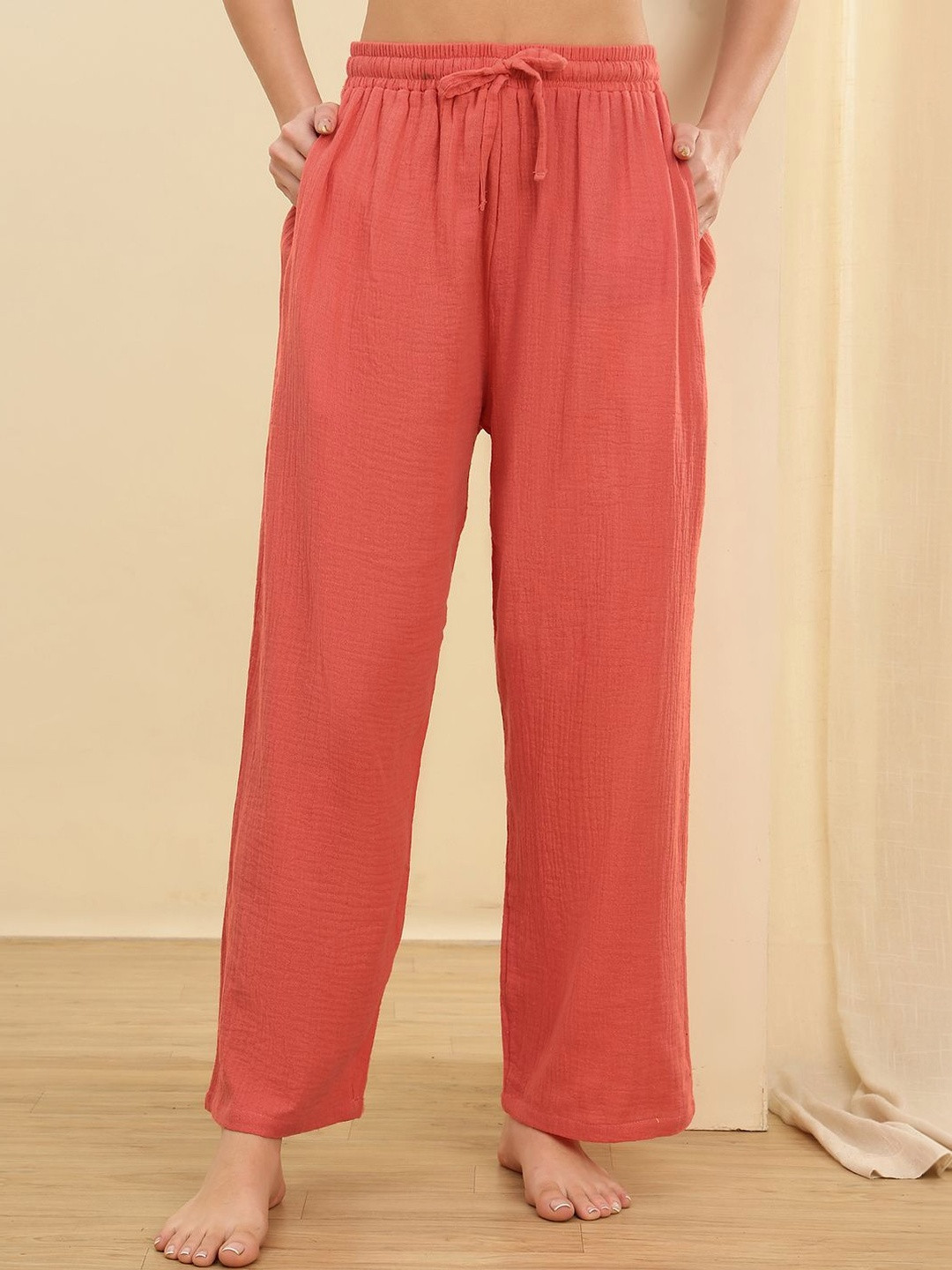 Valles365 by S.C. Pack of 2 Cotton Mid-Rise Straight Lounge Pants