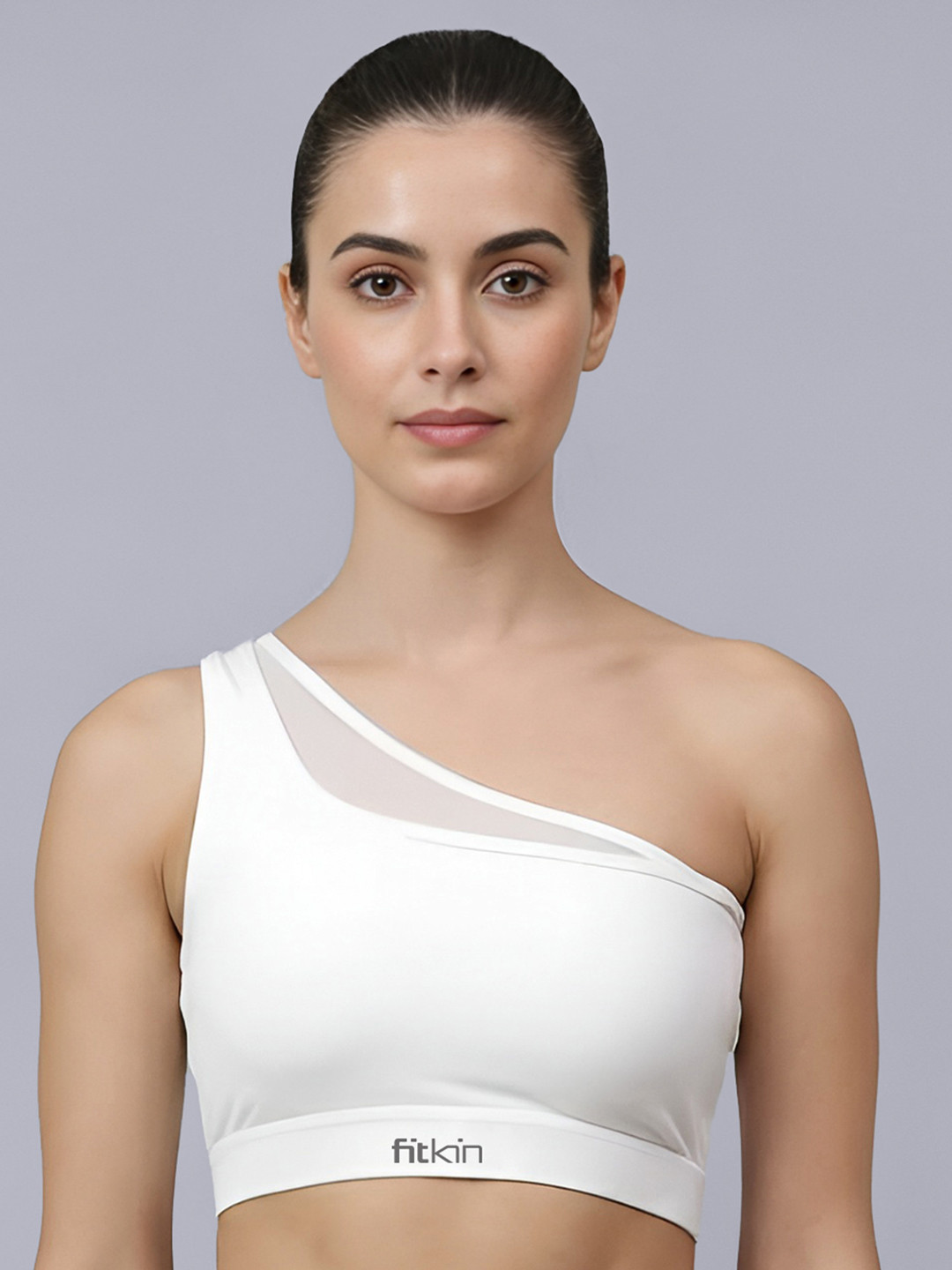 Fitkin White Bra Lightly Padded