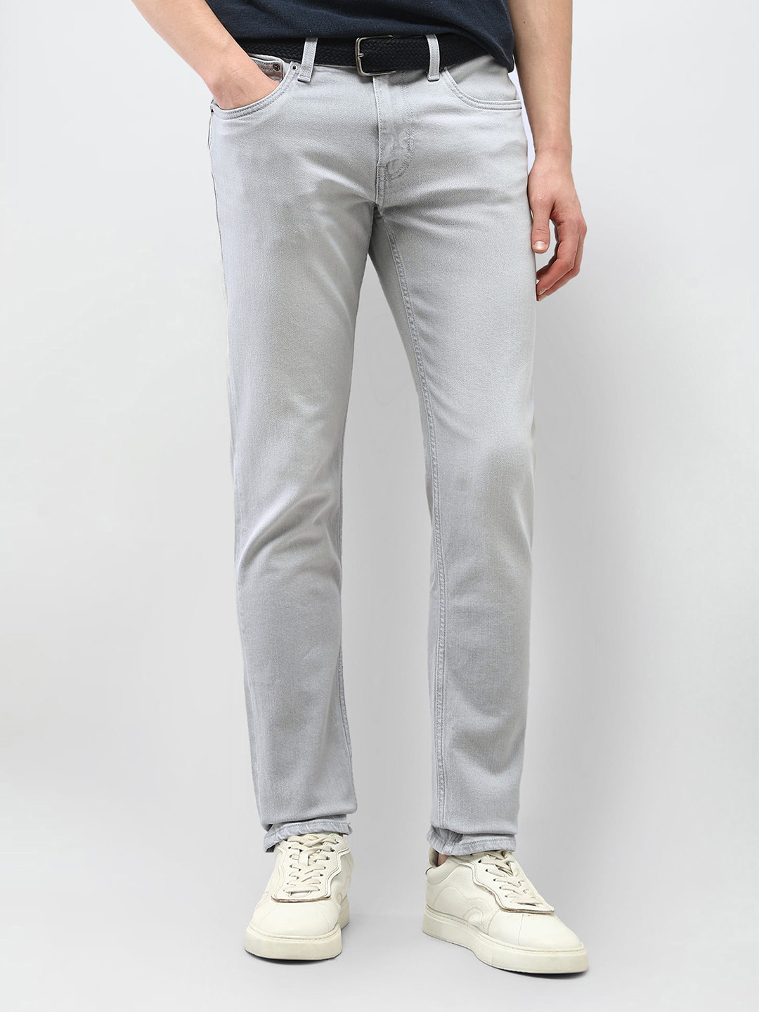 U.S. Polo Assn. Denim Co.Brandon Slim Tapered Fit Light Washed Jeans