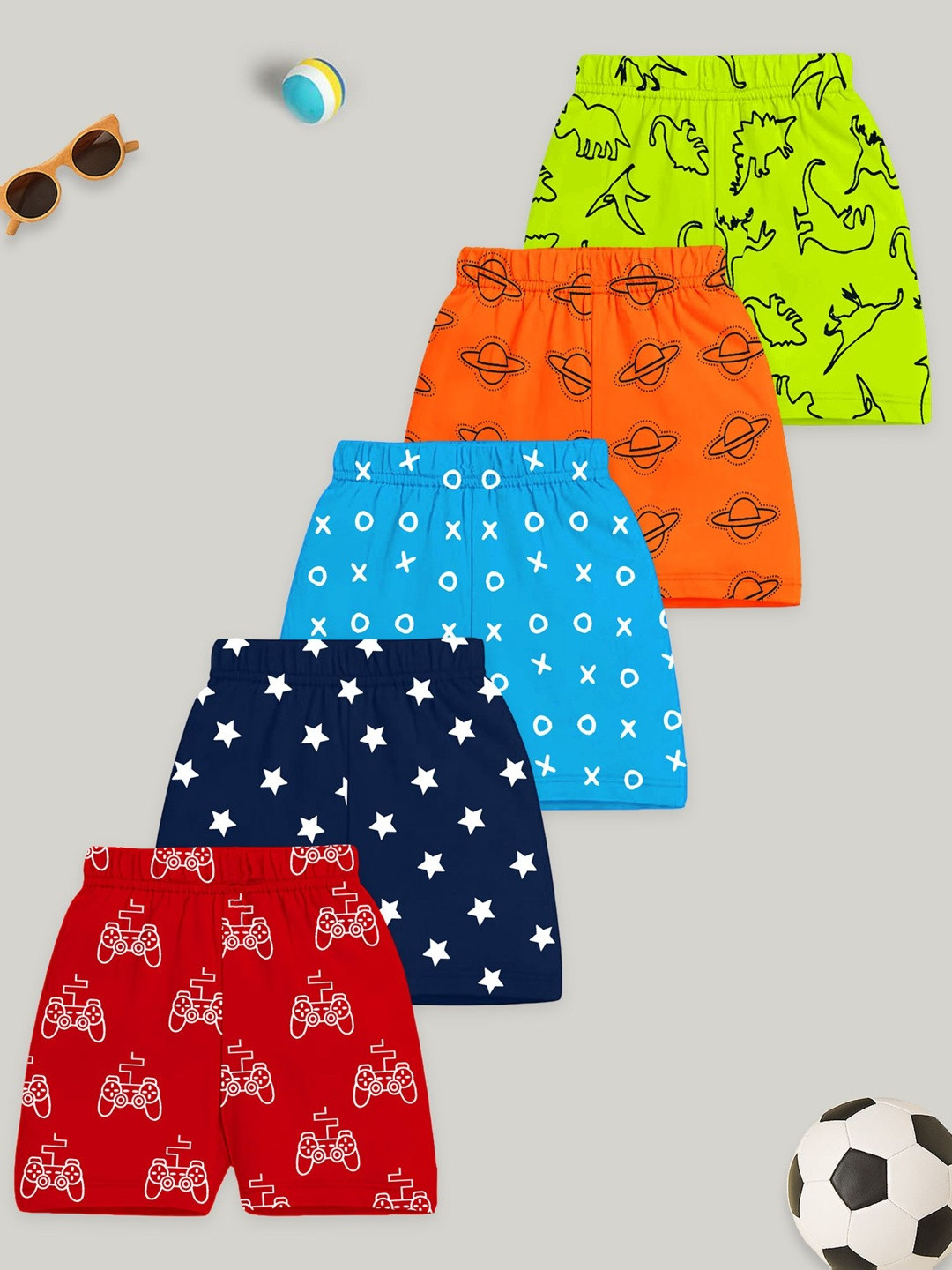YK Boys Printed Shorts