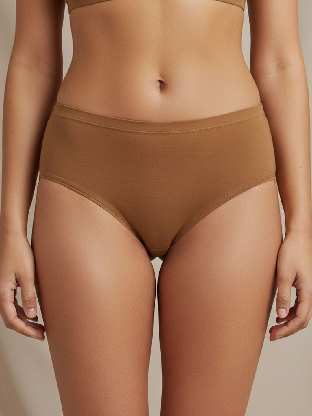 Moda Rapido Pack Of 3 Cotton Mid-Waist Briefs