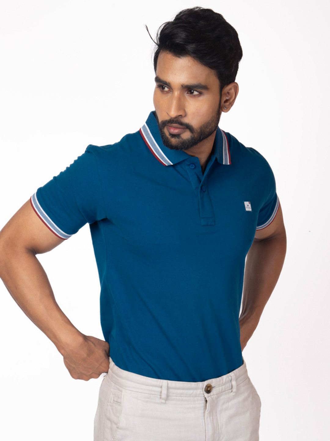 VITAL Men Polo Collar T-shirt