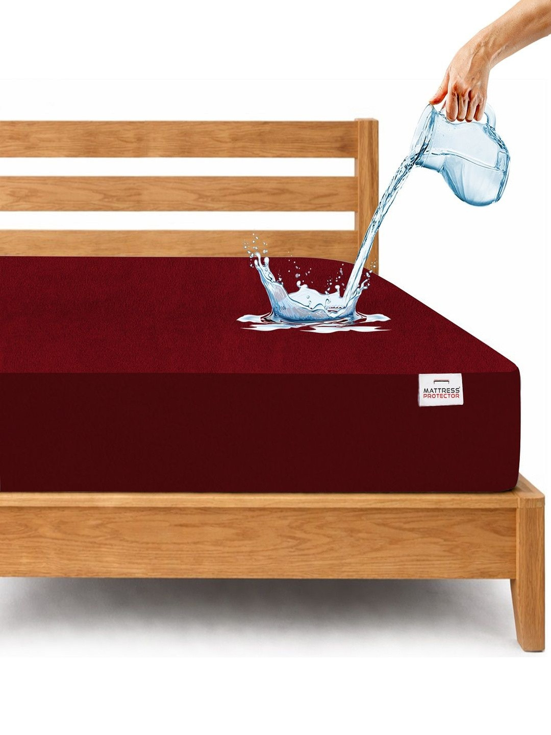 Mattress Protector Terry Cotton Feel Waterproof Mattress Protector King Size -72x78 Inch
