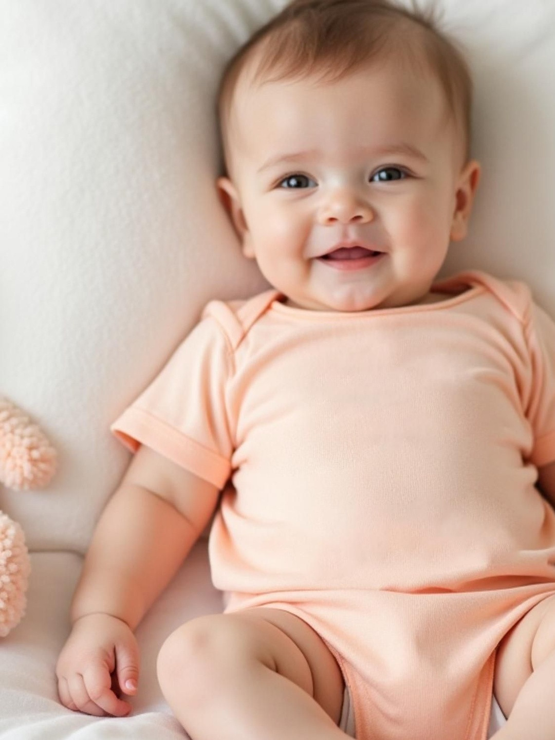KNITROOT Infants Cotton Half Sleeves Bodysuit