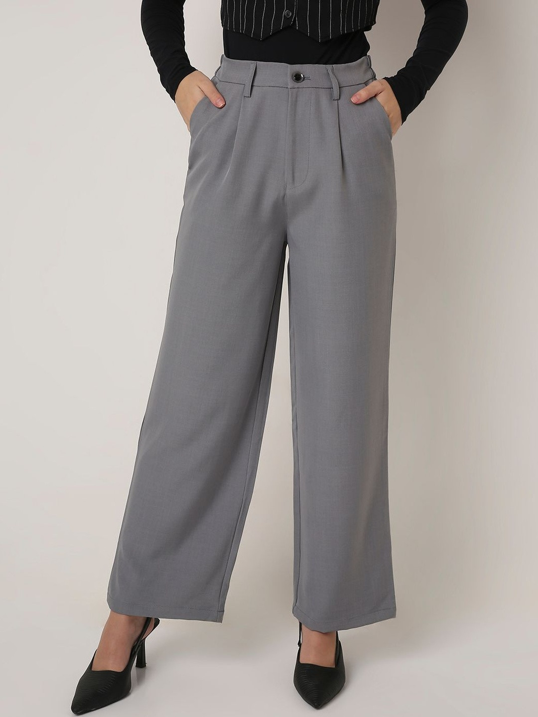 Blnk Women High-Rise Trousers