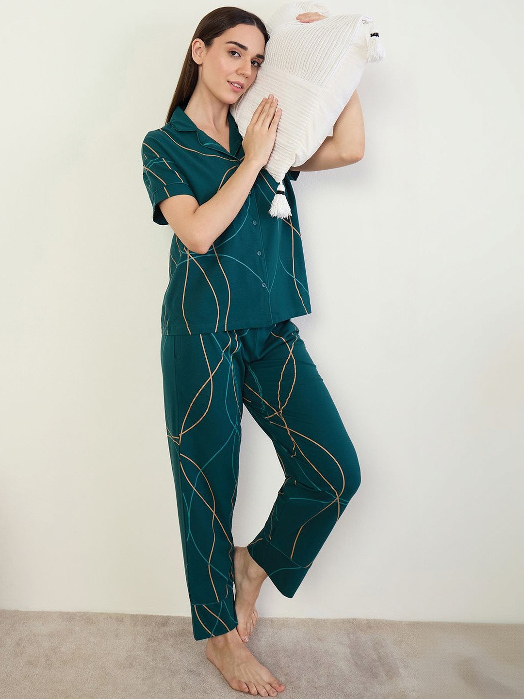 Sweet Dreams Women Printed Night suit