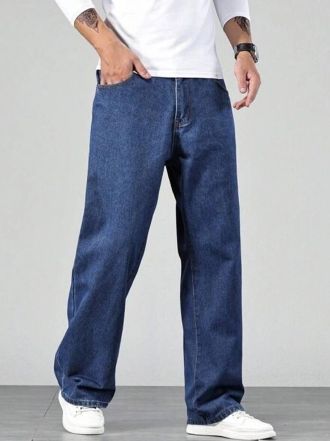 Veltick Men Bootcut Mid-Rise Jeans
