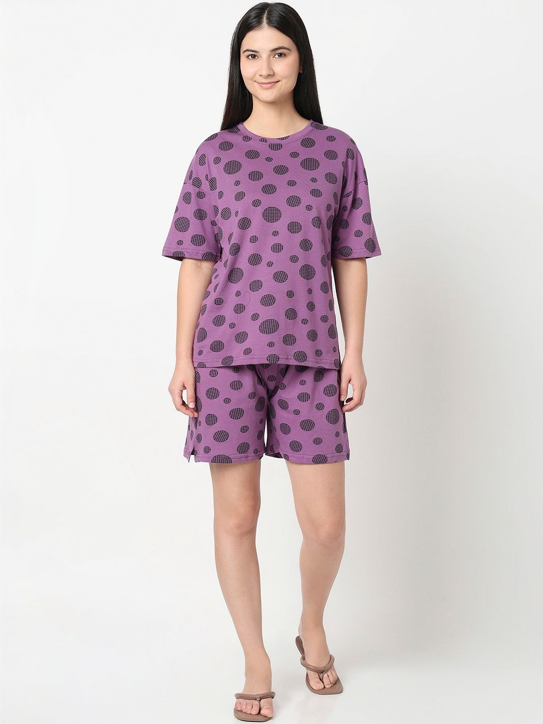 Smarty Pants Women Printed Night suit