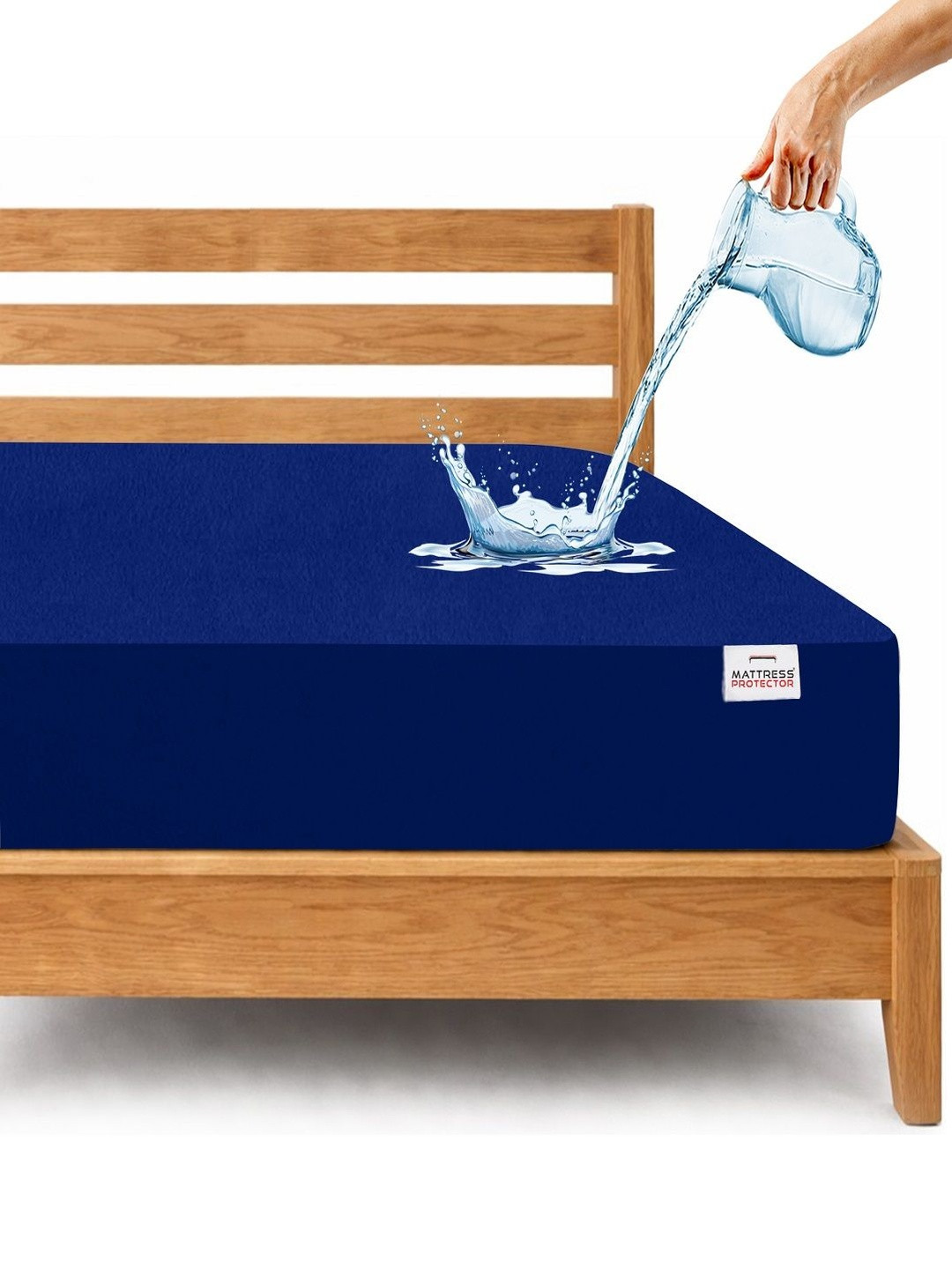 Mattress Protector Terry Cotton Feel Waterproof Mattress Protector SIngle Bed -72x36 Inch