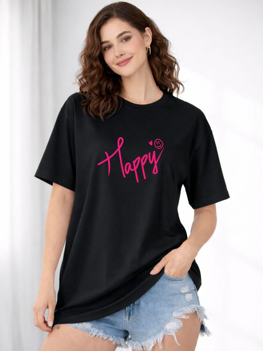 Slenor Women Printed T-shirt