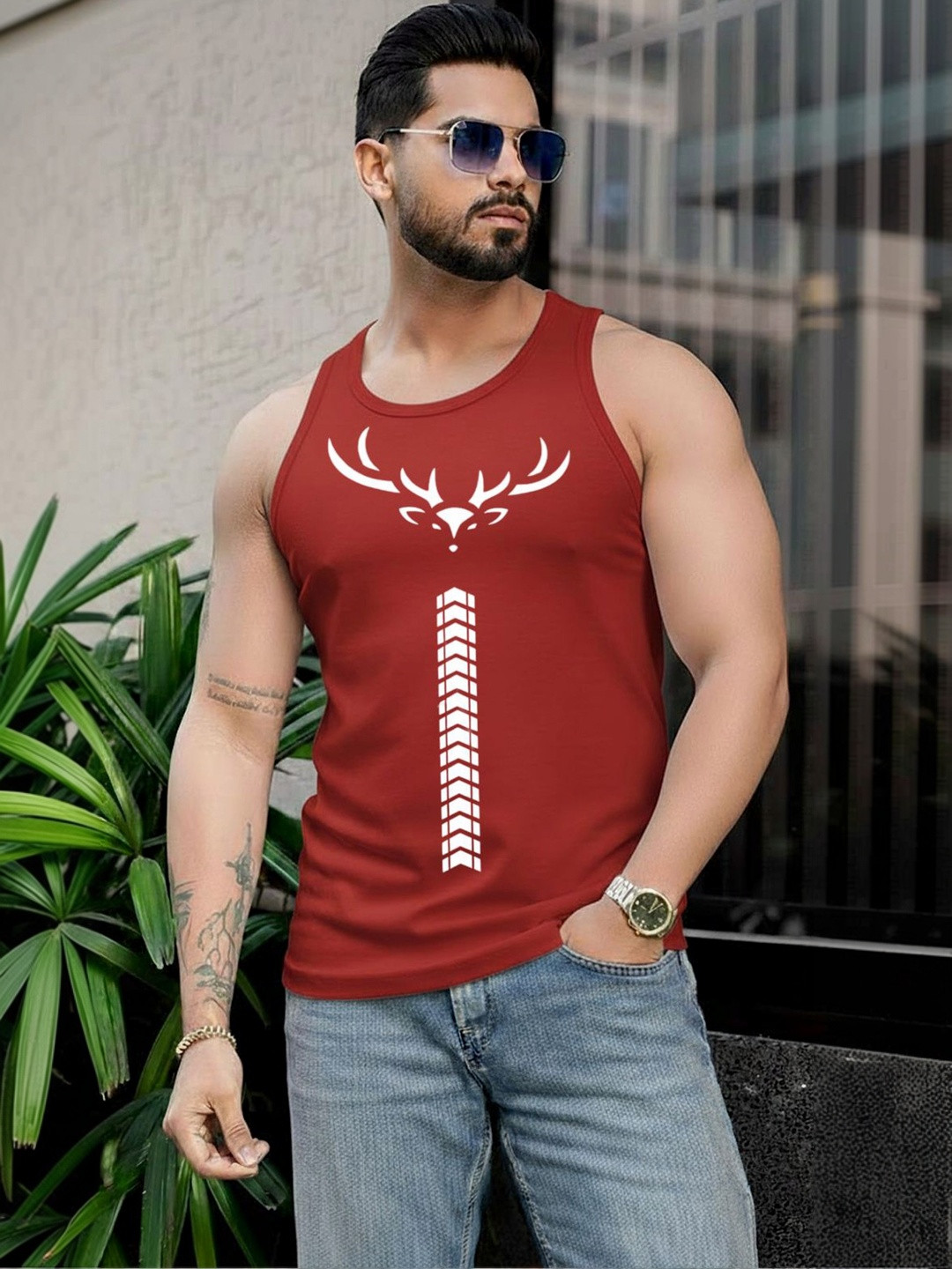 Vance Printed Gym Vest