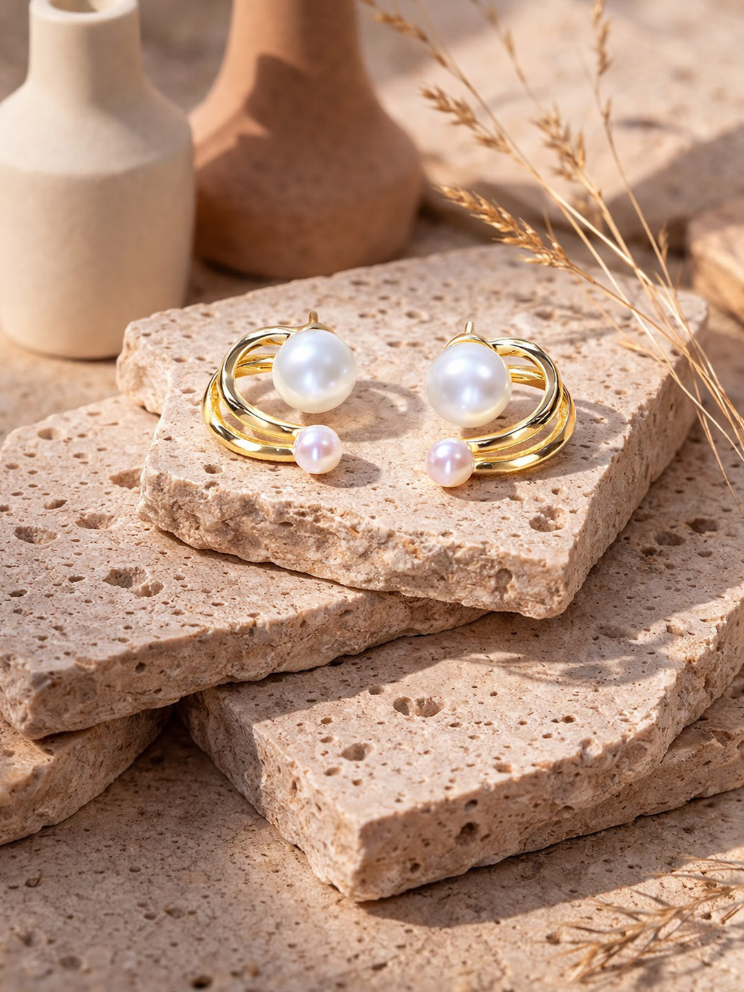 SZN Geometric Hoop Earrings