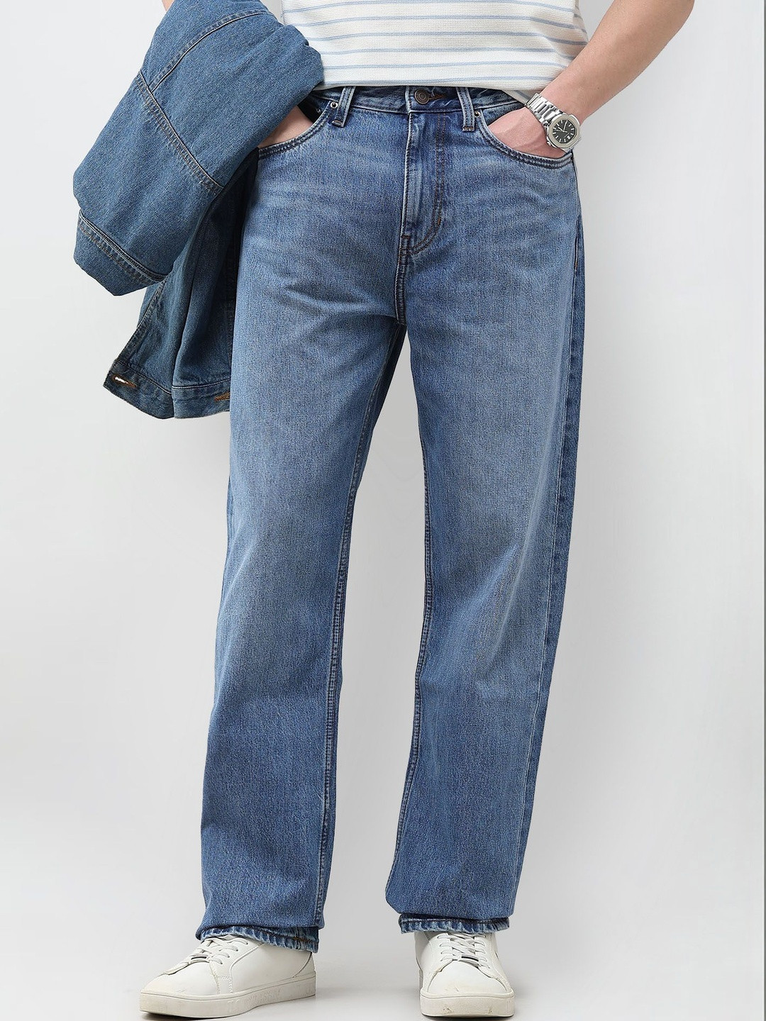 U.S. Polo Assn. Denim Co.Logan Loose Straight Fit Blue Jeans