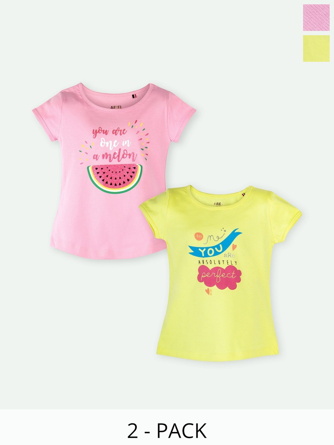 ariel Girls Cotton Tshirts