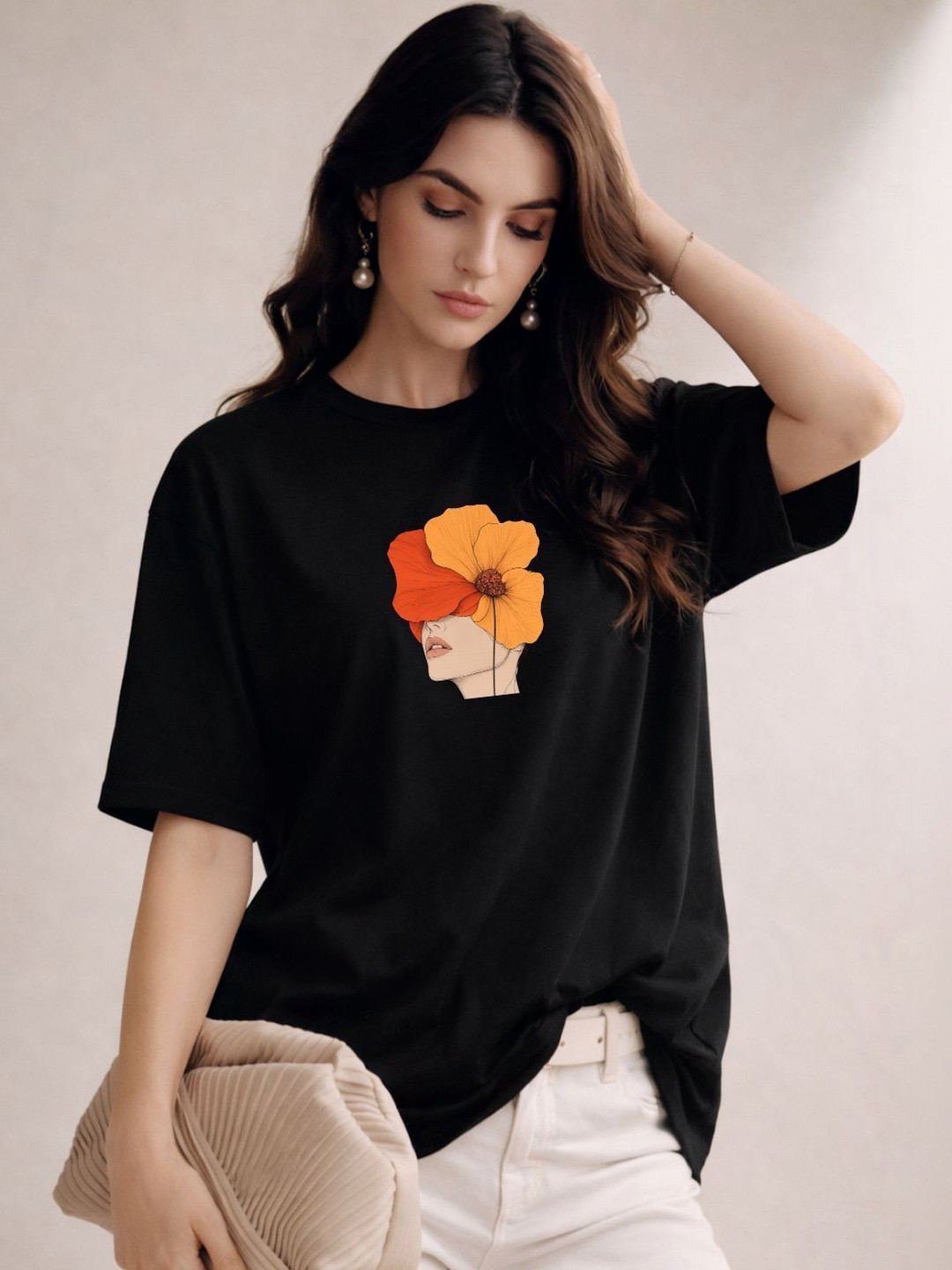Slenor Women Printed T-shirt