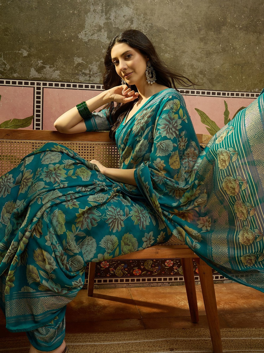 Sangria Printed Sarees