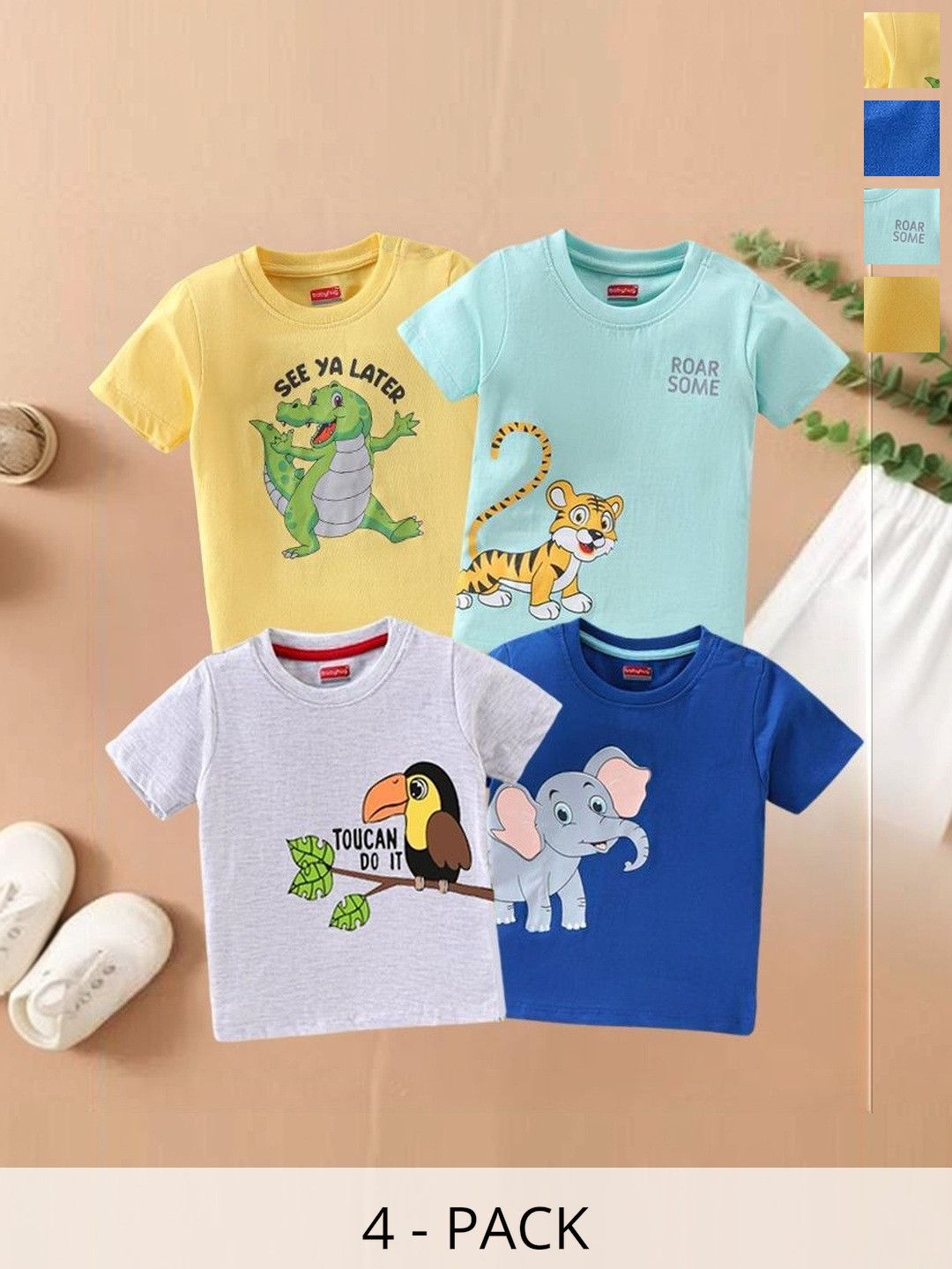 Shakubhar Unisex Kids Cotton Tshirts