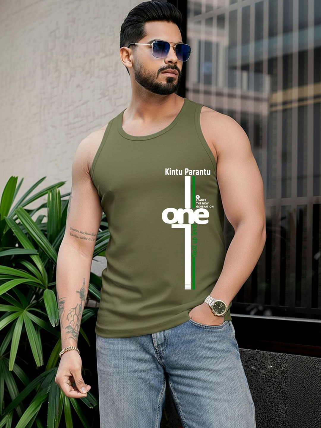 Vance Printed Gym Vest