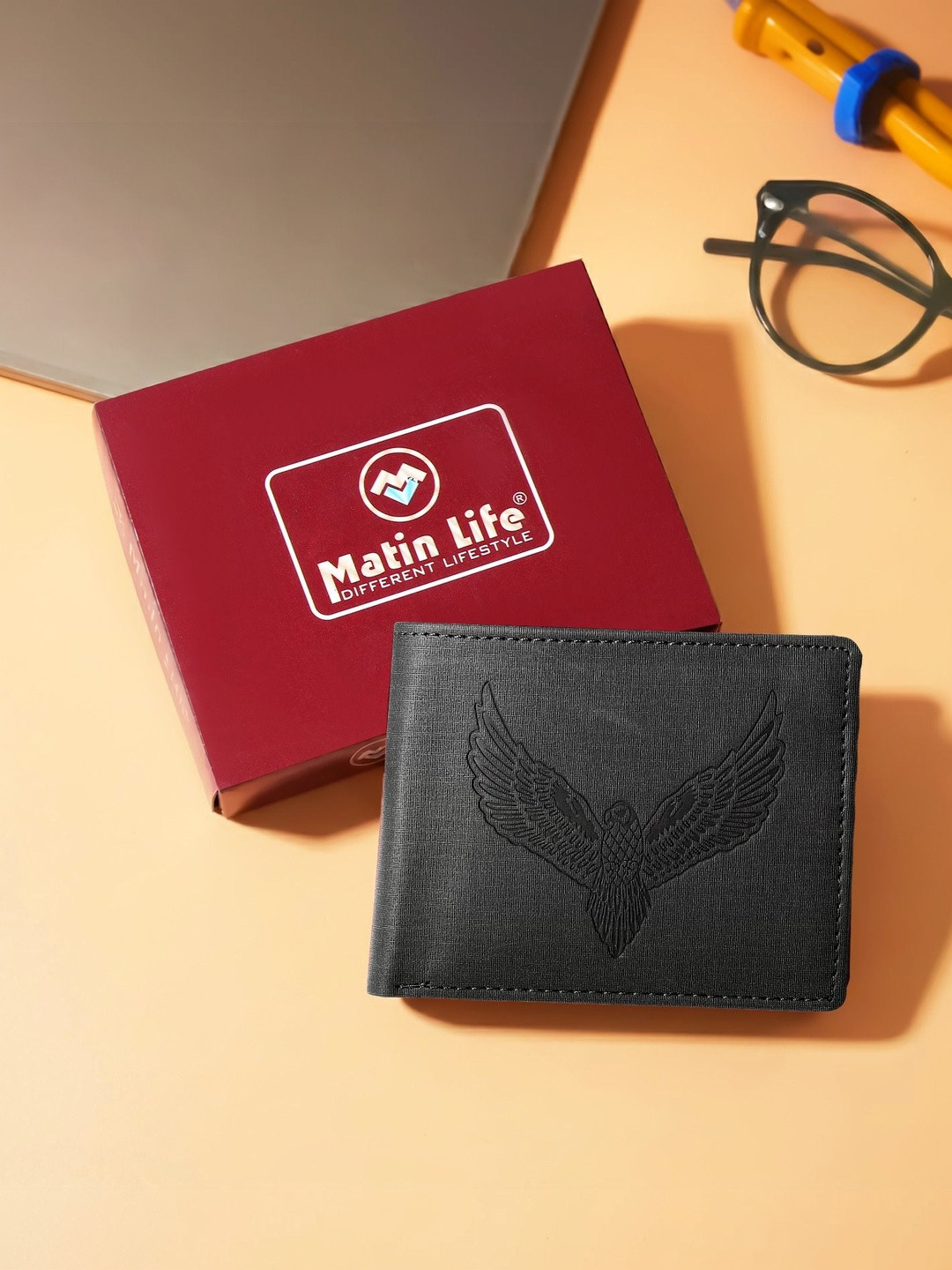 MATIN LIFE Men Graphic Printed Bi-Fold Wallet