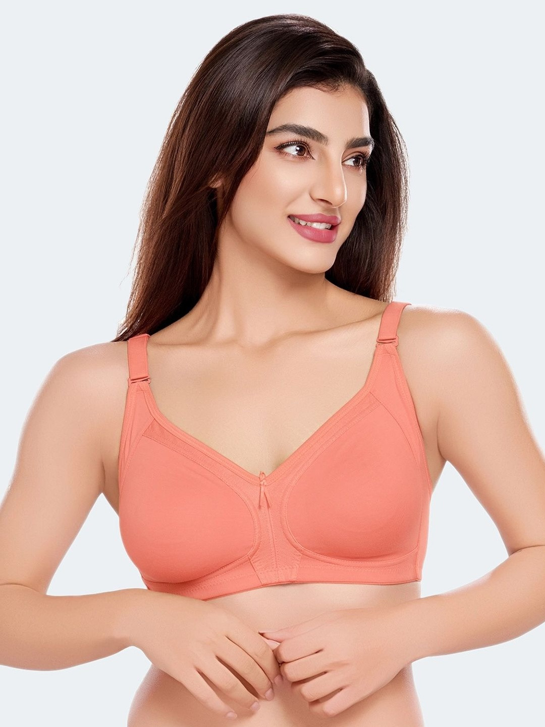 Juliet Non Padded Non Wired Cotton Minimiser Bra