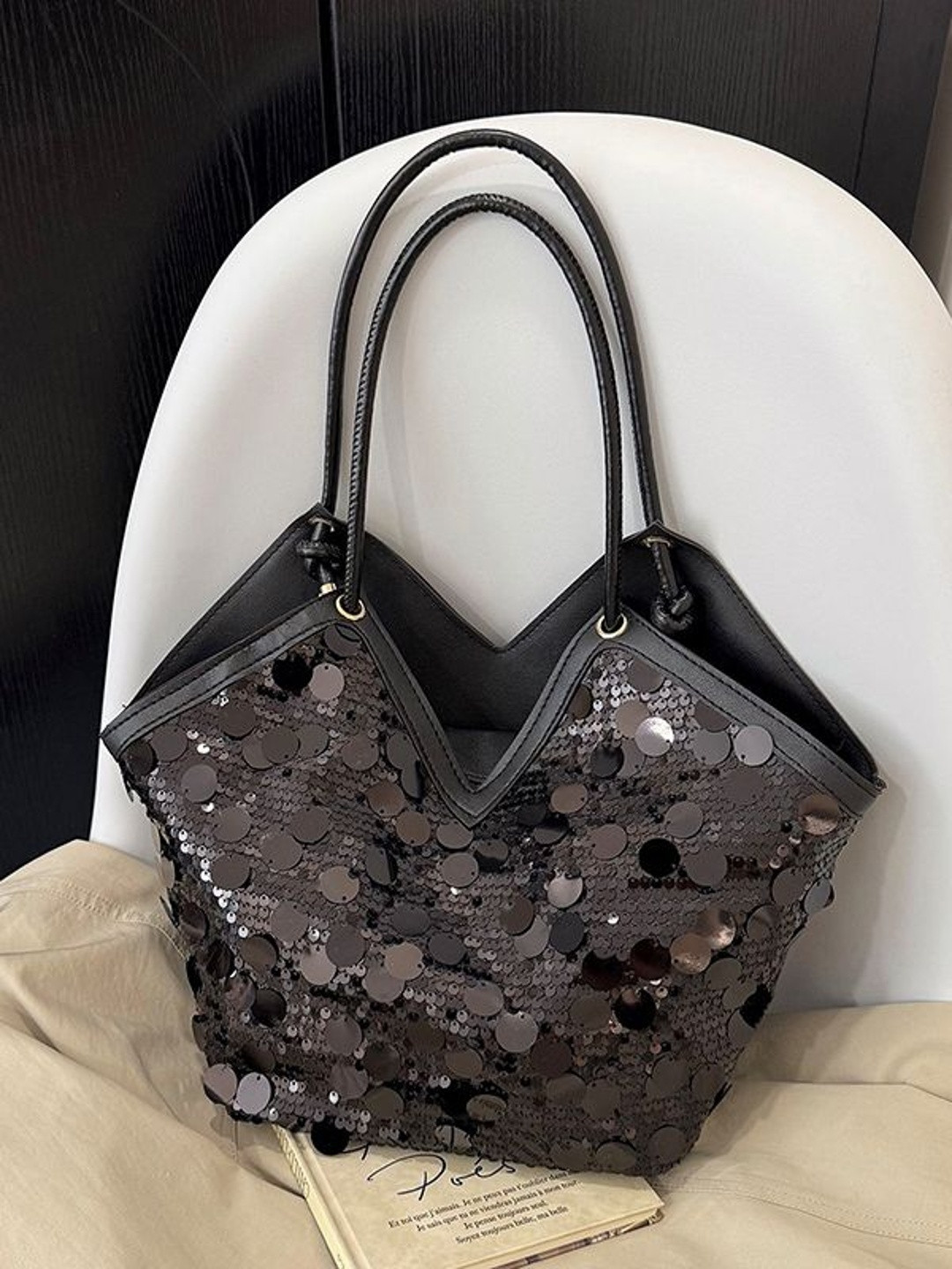 StyleCast x Revolte Bucket Two Handles Tote Bag
