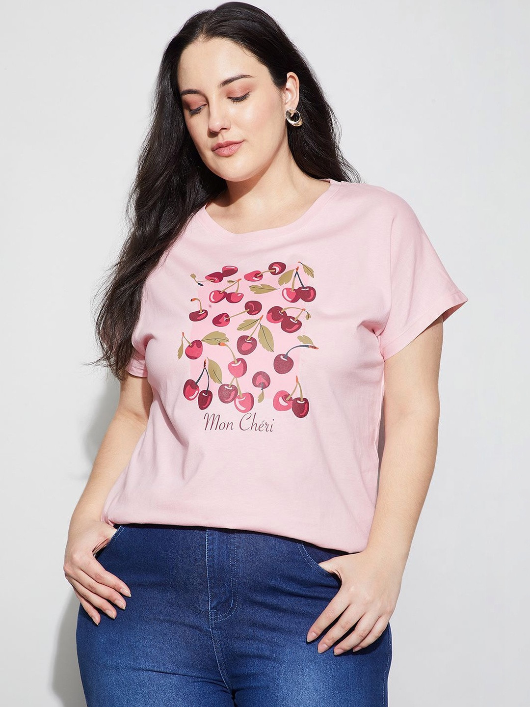Nexus by Lifestyle Women Plus Size Printed T-shirt