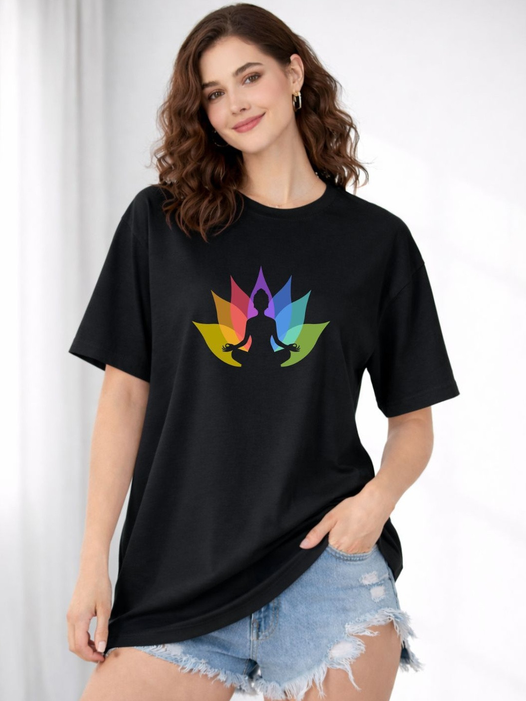 Slenor Women Printed T-shirt