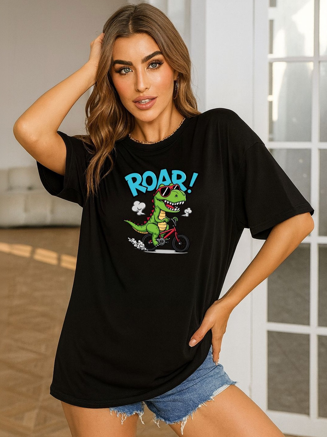 Slenor Women Printed T-shirt