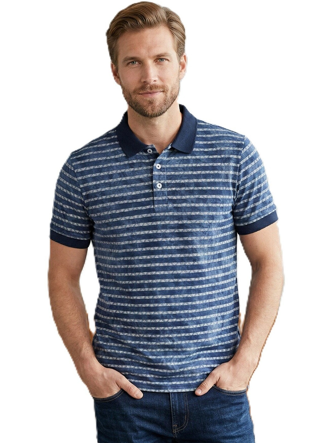 Pierre Carlo Polo Collar Regular Fit T-shirt