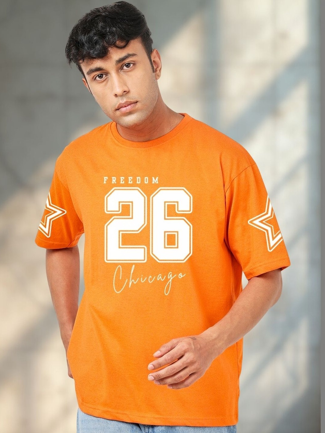 R.Code by The Roadster Life Co. Men Printed T-shirt