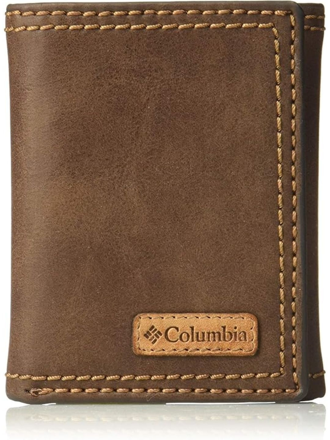 Columbia Men Synthetic Leather RFID Three Folded Wallet
