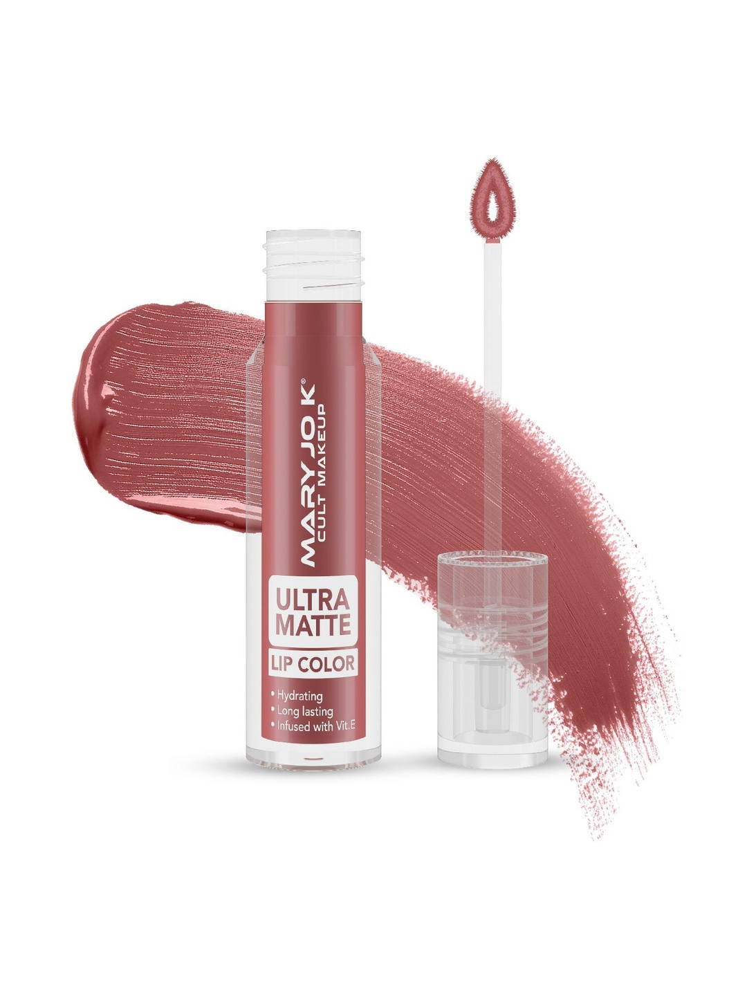 Mary Jo K Long Lasting Ultra Matte Liquid Lipstick - Nude Peach - 02 - 5 ml
