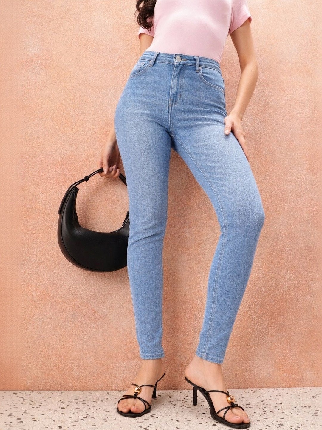 KASHIANXSTYLE Women Comfort Super Skinny Fit High-Rise Stretchable Jeans