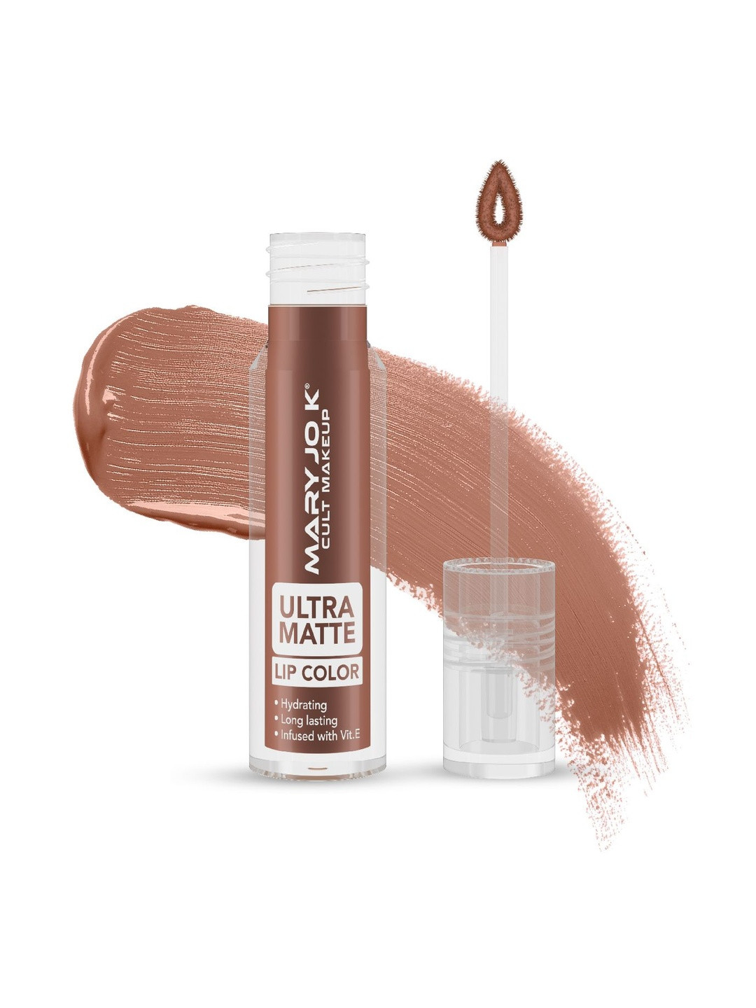 Mary Jo K Long Lasting Ultra Matte Liquid Lipstick -  Choco Brownie - 03 - 5 ml