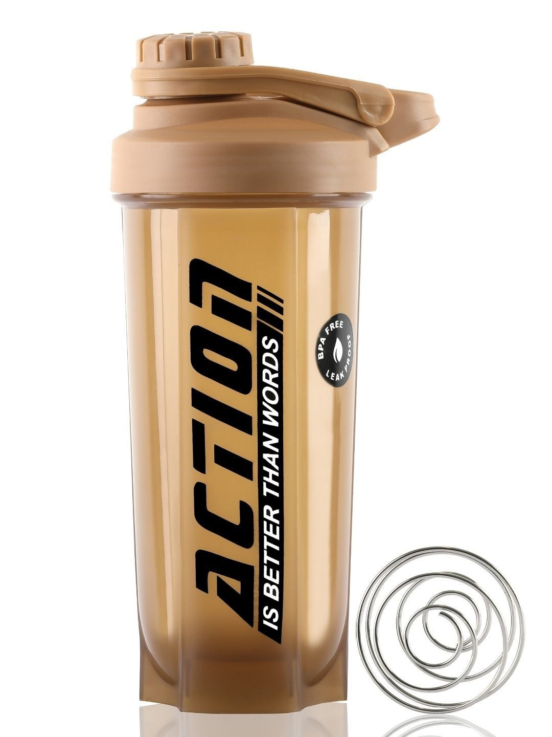 ZYRO Brown Single Plastic Solid Water Bottle
