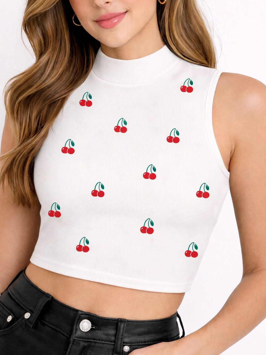 KIK33 Print Tank Crop Top