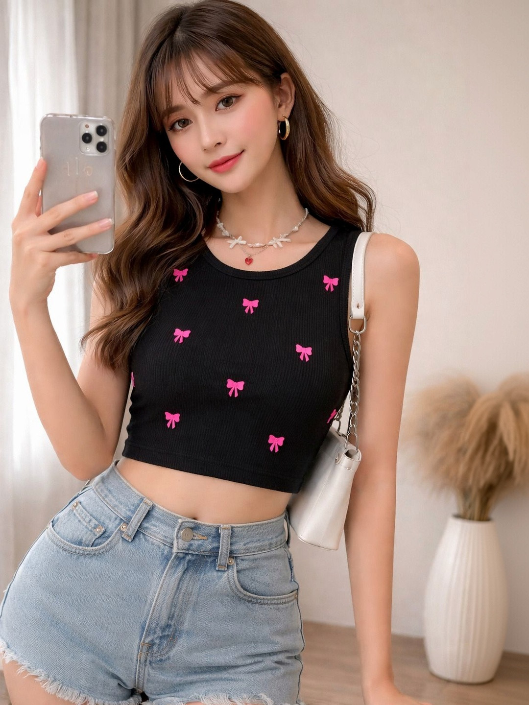 KIK33 Print Tank Crop Top