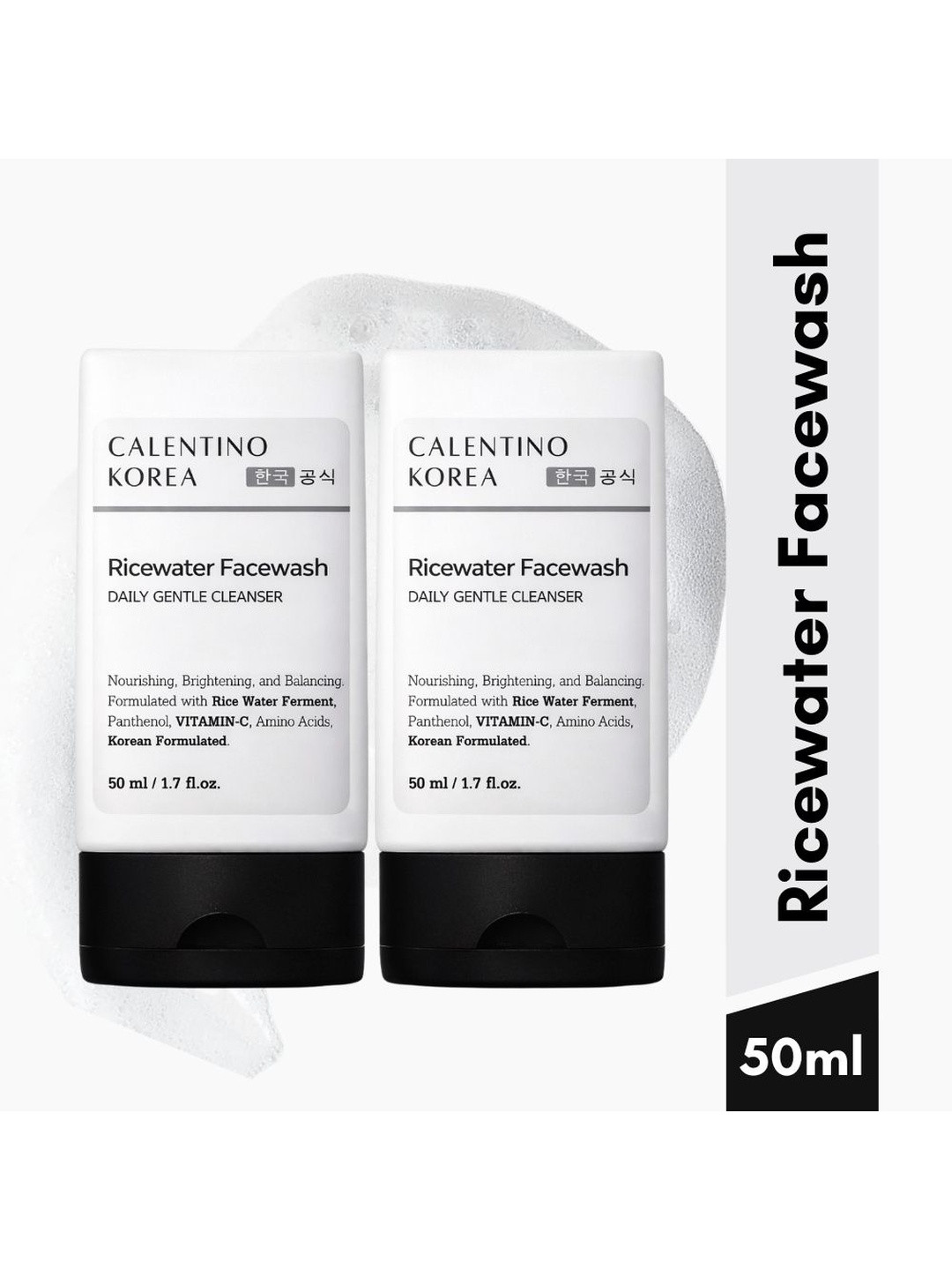 Calentino Set Of 2 Ricewater Vitamin C Facewash - 50 ml Each