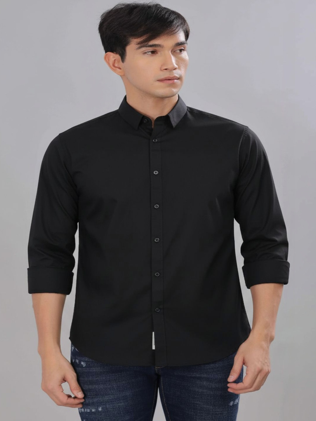 PACTIMO Men Classic Slim Fit Casual Shirt
