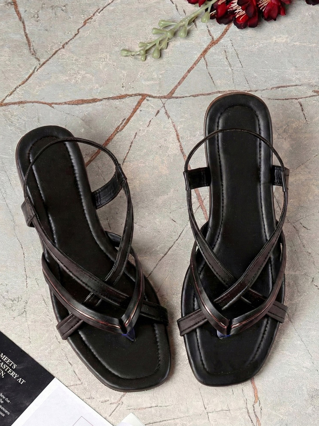 citaali Women Black Sandals